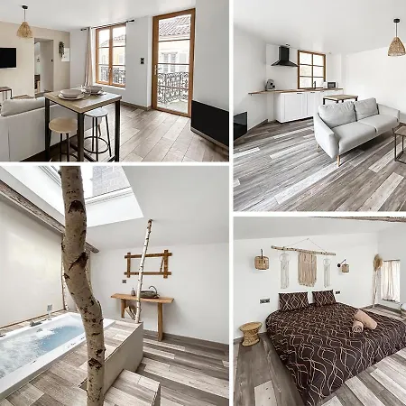 Zen & Jacuzzi - Parenthese De Detente Nouveau! Day Use! Apartamento Clermont-Ferrand