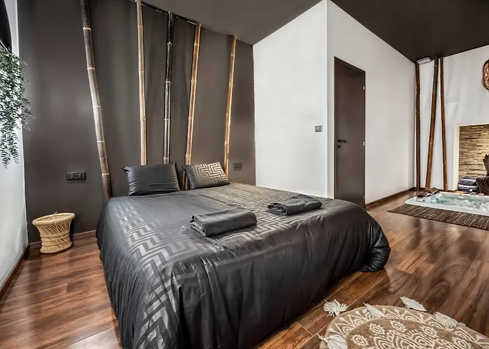 Апартаменты Zen & Jacuzzi - Parenthese De Detente Nouveau! Day Use! *